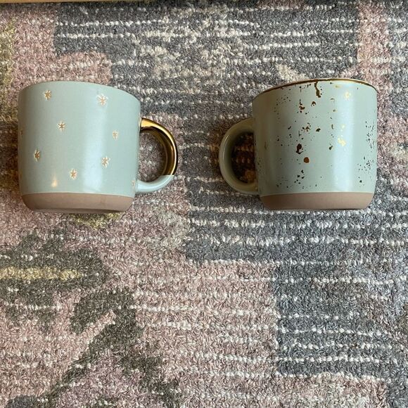 Hearth & Hand Gold Star and Speckled Small Mugs - Picture 5 of 9